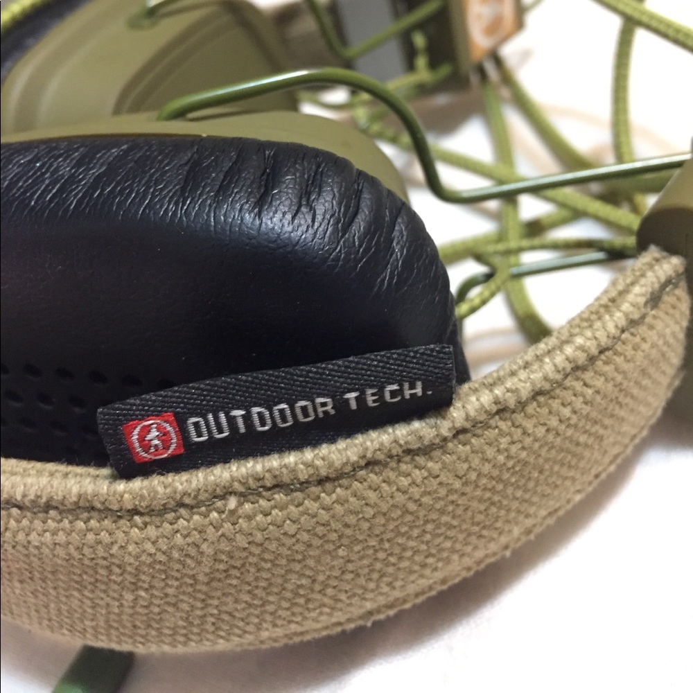 Outdoor Tech Bluetooth Headphones and cable